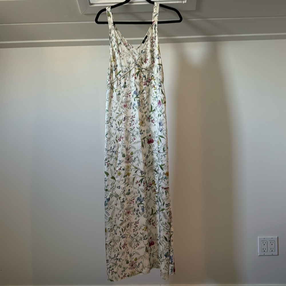 R13 silk floral dress in xtra small